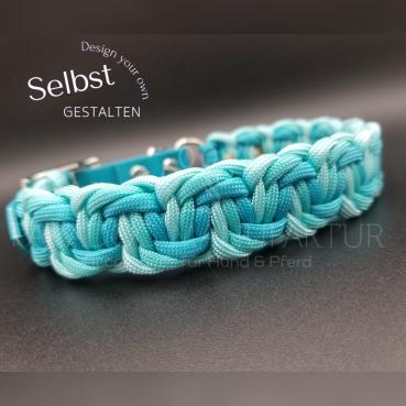 Hundehalsband "Belly - 3-farbig" - *Evtl. abgebildetes Zubehör, Deko oder Accessoires sind nicht im Lieferumfang enthalten.