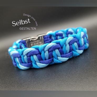Hundehalsband "Belly - 3-farbig" - *Evtl. abgebildetes Zubehör, Deko oder Accessoires sind nicht im Lieferumfang enthalten.