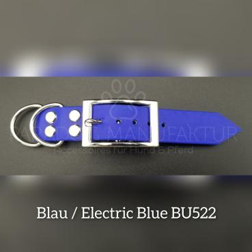 Halsband Adapter 25mm - Original BioThane® - Blau / Electric Blue BU522