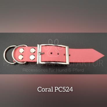 Halsband Adapter 25mm - Original BioThane® - Coral PC524