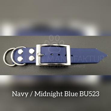 Halsband Adapter 25mm - Original BioThane® - Navy / Midnight Blue BU523