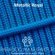 Metallic Royal Blau