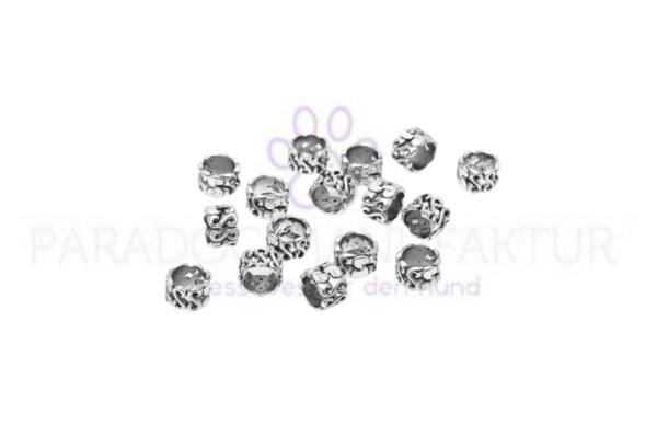 Rondell / Zylinder "S" Filigran Silber Antik