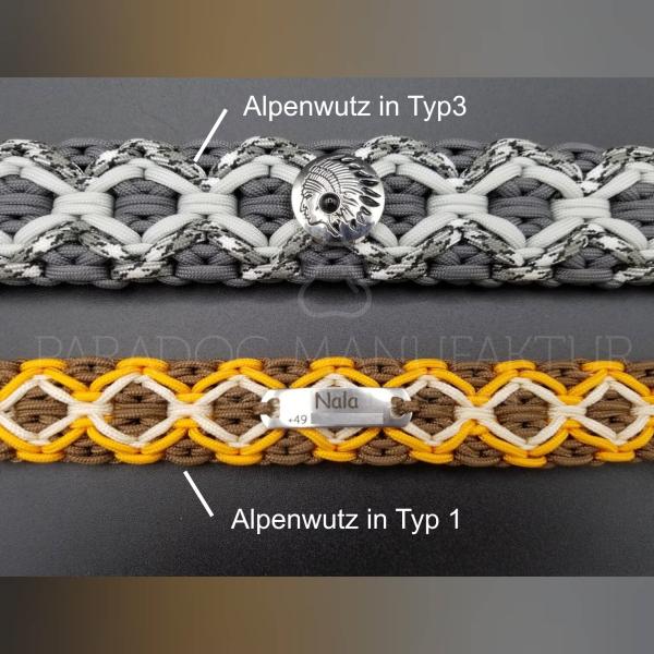 Hundehalsband "Alpenwutz" - *Evtl. abgebildetes Zubehör, Deko oder Accessoires sind nicht im Lieferumfang enthalten.