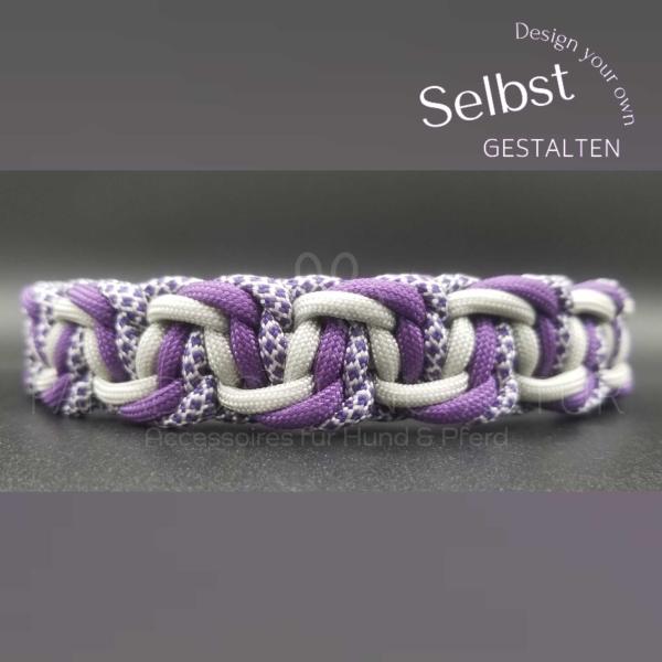 Hundehalsband "Belly - 3-farbig" - *Evtl. abgebildetes Zubehör, Deko oder Accessoires sind nicht im Lieferumfang enthalten.