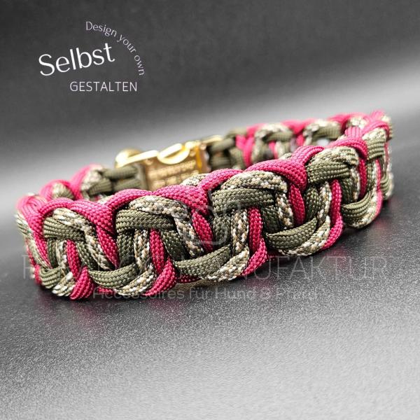 Hundehalsband "Belly - 3-farbig" - *Evtl. abgebildetes Zubehör, Deko oder Accessoires sind nicht im Lieferumfang enthalten.