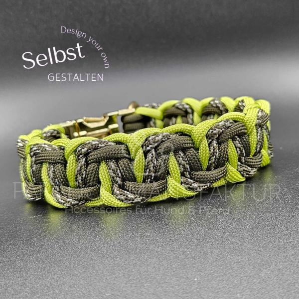 Hundehalsband "Belly - 3-farbig" - *Evtl. abgebildetes Zubehör, Deko oder Accessoires sind nicht im Lieferumfang enthalten.