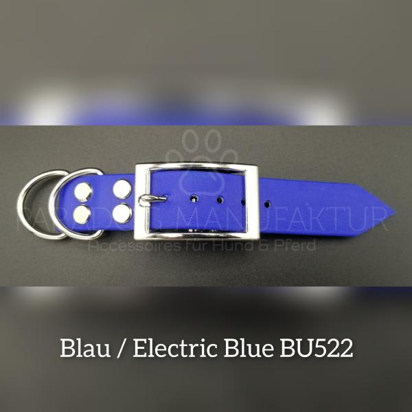 Halsband Adapter 19mm - Original BioThane® - Blau / Electric Blue BU522
