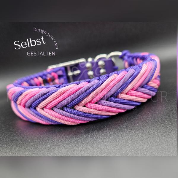 Halsband "Graf mit zusätzlicher Farbreihe" - *Evtl. abgebildetes Zubehör, Deko oder Accessoires sind nicht im Lieferumfang enthalten.