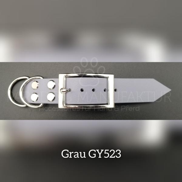 Halsband Adapter 19mm - Original BioThane® - Grau GY523