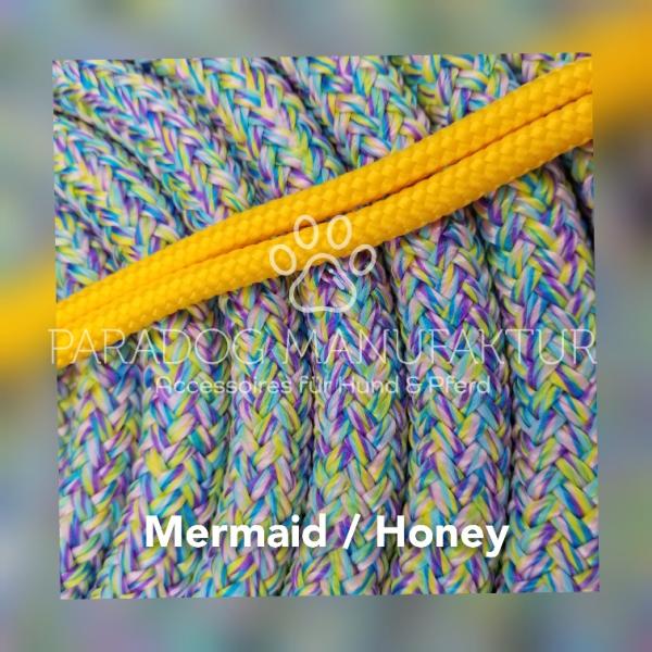*Sonderedition* Knotenhalfter Set - "4/Kn Signal - Knotenhalfter mit 4 Knoten" & 4,20 m Lead-Rope - Mermaid/Honey