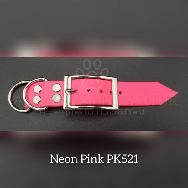 Halsband Adapter 25mm - Original BioThane® - Neon Pink PK521