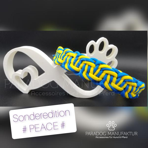 Hundehalsband "Peace" - UKR Sonderedition - *Evtl. abgebildetes Zubehör, Deko oder Accessoires sind nicht im Lieferumfang enthalten.