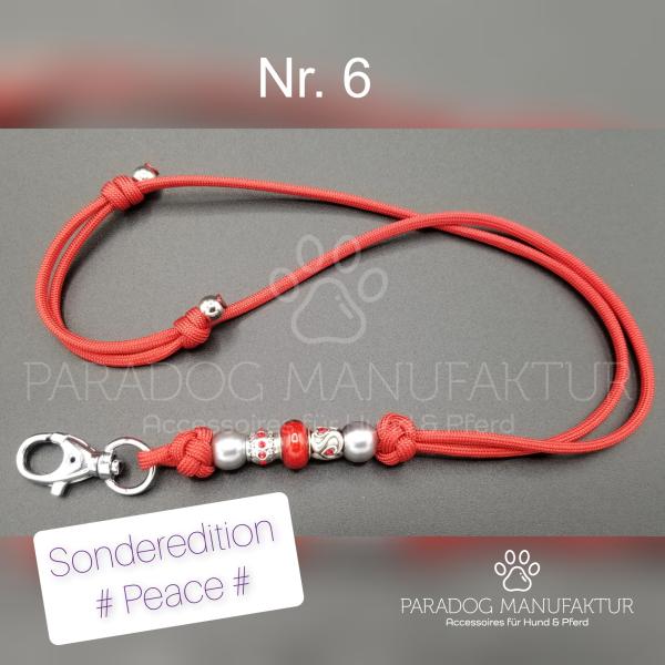 UKR Sonderedition - Schlüsselband /Pfeifenband "Peace-Color" Red
