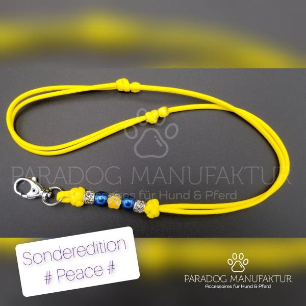 UKR Sonderedition - Schlüsselband /Pfeifenband "Peace-Color" Yellow