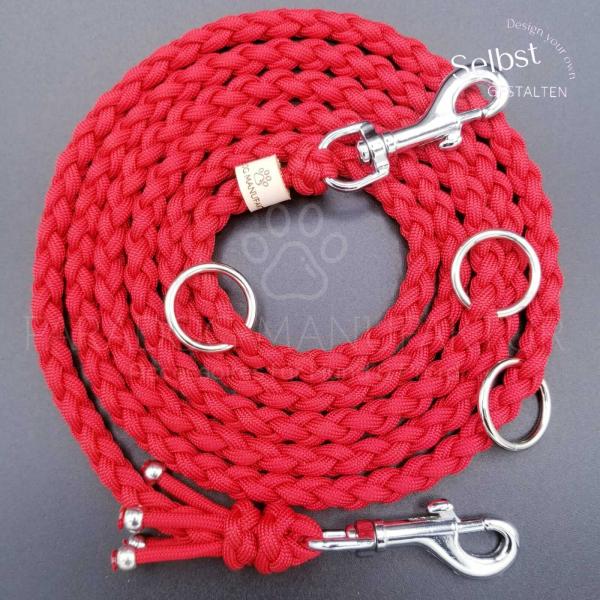 Hundeleine „Trixie“ 3-fach verstellbar (4-fach)  -  *Evtl. abgebildetes Zubehör, Deko oder Accessoires sind nicht im Lieferumfang enthalten.