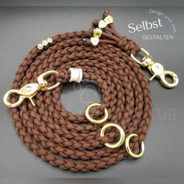 Hundeleine „Trixie“ 3-fach verstellbar (4-fach)  -  *Evtl. abgebildetes Zubehör, Deko oder Accessoires sind nicht im Lieferumfang enthalten.